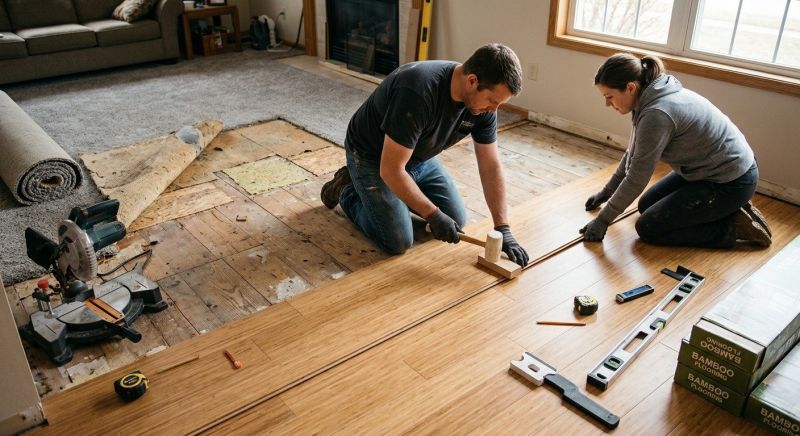 Bamboo Flooring Installation in Azle, TX