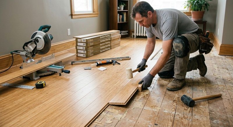 Bamboo Flooring Installation in Azle, TX