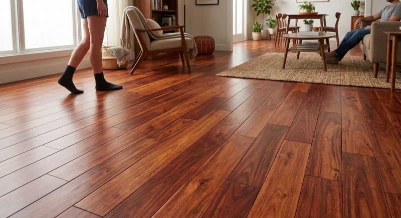 Cherry Floor Installation in Decatur, TX