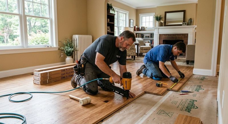 Hardwood Floor Installation in Colleyville, TX