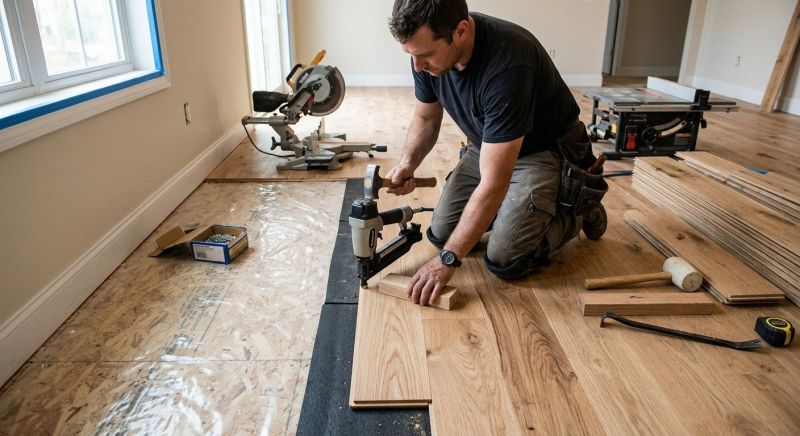 Hardwood Floor Installation in Hurst, TX
