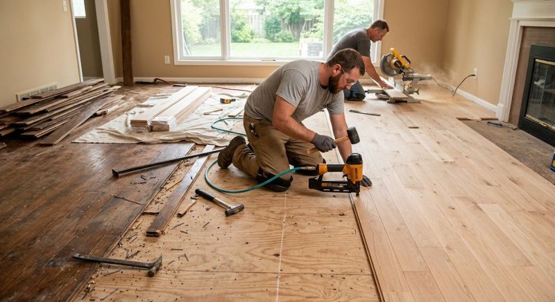 Hardwood Floor Installation in Springtown, TX