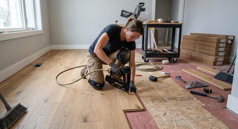Hardwood Floor Installation in Springtown, TX