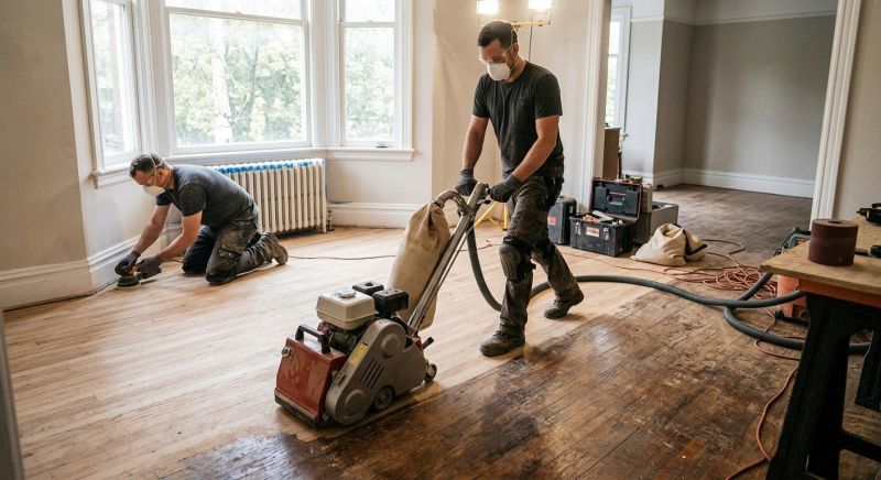 Hardwood Floor Renovation in Azle, TX