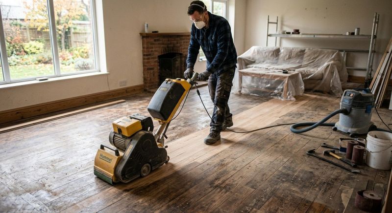 Hardwood Floor Renovation in Azle, TX