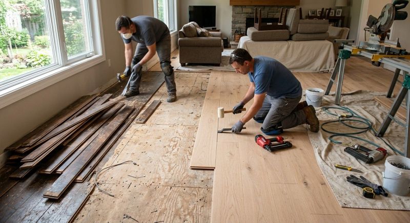 Hardwood Replacement in Paradise, TX