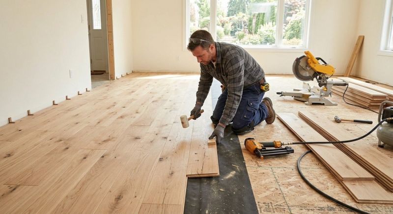 Oak Floor Installation in Southlake, TX