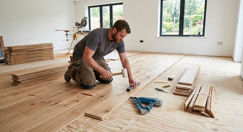 Oak Floor Installation in Wise County, TX