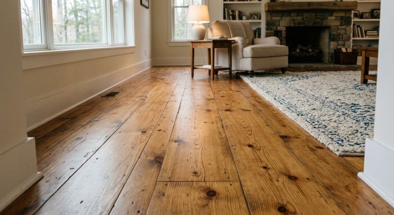 Pine Floor Installation in Azle, TX