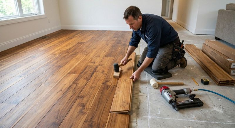 Teak Flooring Installation in Azle, TX