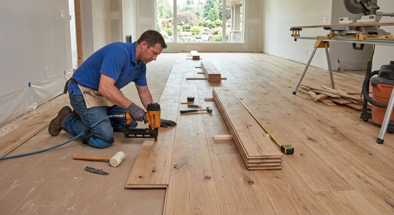 Walnut Flooring Installation in Azle, TX