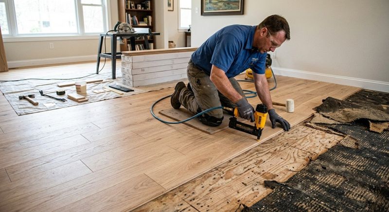 Wood Floor Replacement in Colleyville, TX