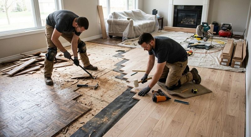 Wood Floor Replacement in Hurst, TX