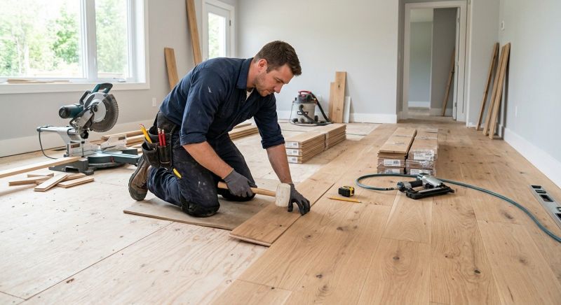 Wood Floor Replacement in Roanoke, TX