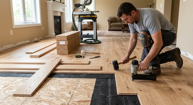 Wood Flooring Installation in Justin, TX